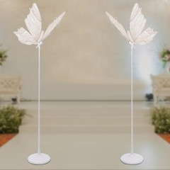 2PC Butterfly Floor lamp Ceiling Lamp Romantic Decoration Party Atmosphere Props