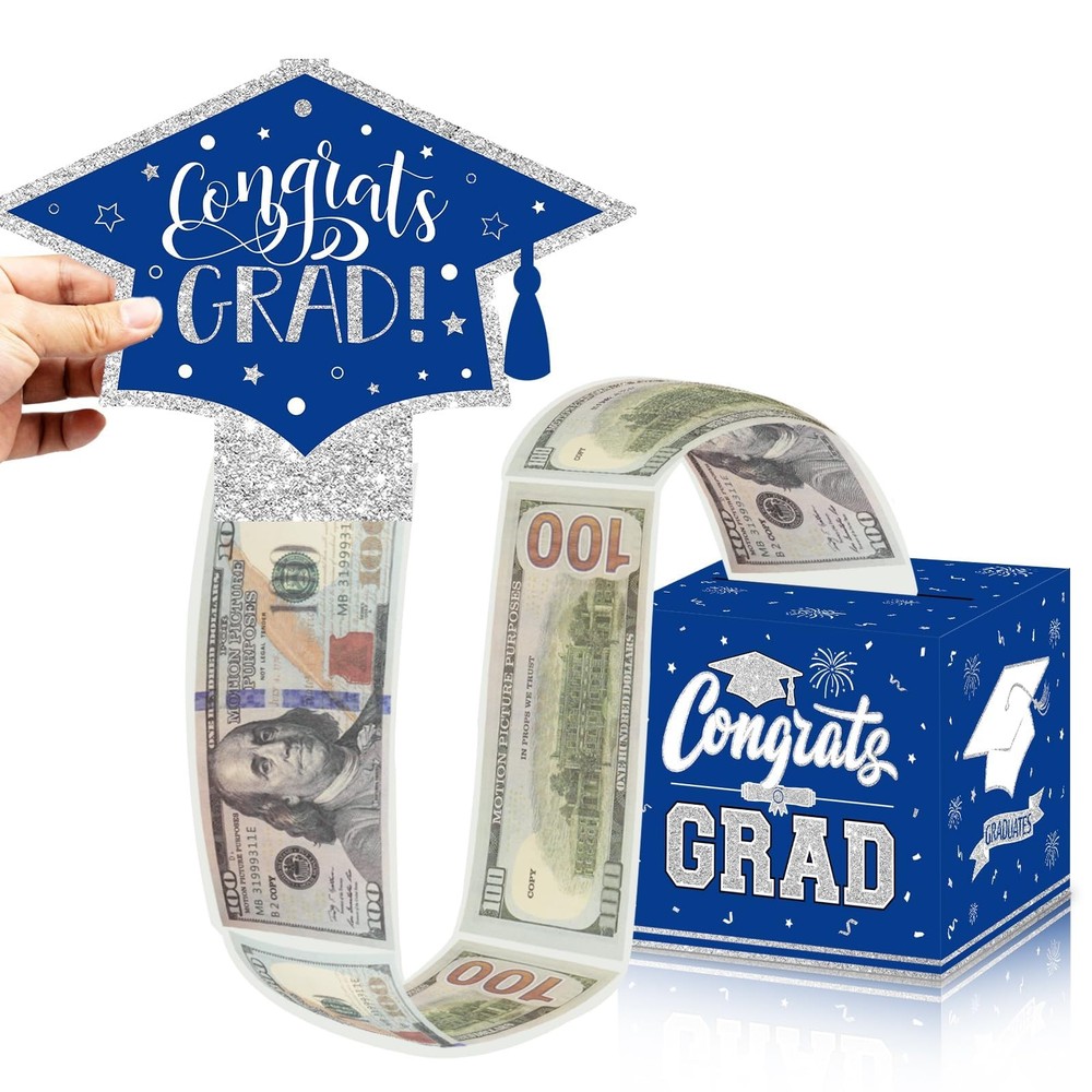 Class of 2026 Graduation Money Box for Cash Gift Pull, Funny Surprise DIY Cash..