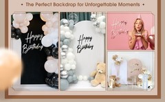Happy Birthday Sign for Backdrop Large Happy Birthday Sticker Letter Acrylic