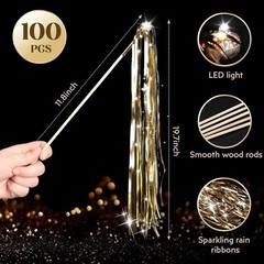 Lighted Wedding Wands 100 Pack Send-Off Streamers Celebrations Events Parties US