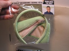 3 X Star Wars Party Decorations Baby Yoda Headbands lot set.