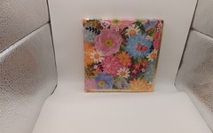 Deep Scalloped Floral All Occasion Disposable Tableware Paper Plates and Napkins