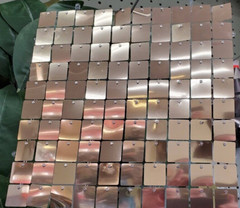 Shimmer Wall 24 Panels 12” X 12” (Golden Yellow)