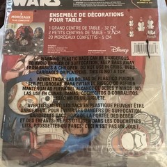 STAR WARS Force Awakens TABLE DECORATING KIT (23pc) Fun Party Supplies New