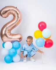 60 Balloon Number, Rose Gold Number 60th Birthday Balloons 40 Inch, 60 Years …