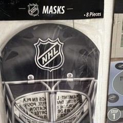 DesignWare NHL Hockey Table Decorating Kit Multicolor Paper Plastic Foil Party