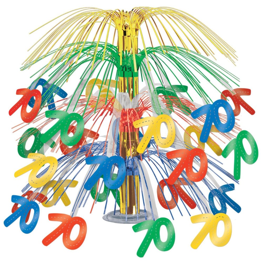 Beistle 70 Cascade Centerpiece – Birthday-Age Specific | Party Supply