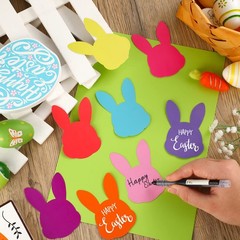 108 Pcs 3.5 Inch Small Bunny Paper Cutouts Rabbit Die Cuts DIY Spring Decor