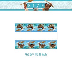 Moana Party Supplies Set Plates Cups Tablecloth Napkins Birthday Decor