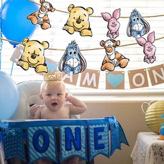 Cute Bear Banner For Baby Shower Decorations Birthday Banner Party Decoration…