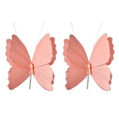 Garden Butterfly Decorations 2pcs 3D Paper for For parties Festivals Decor