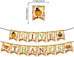 Thanksgiving Party Decorations Supplies, Give Thanks Themed Party Set, Thanksgiv