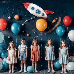 , Large Rocket Balloon for – 33 Inch | Rocket Balloons for Space Party Decora…