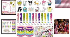 Kitty Birthday Party Supplies Gift Set Kids Kids Party Favors 86pcs