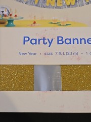 Spritz Party Banner Happy New Year 7 Ft New In Package (C-25)