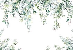 Greenery Backdrop 8x6FT Green Eucalyptus Leaves Photography Background