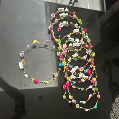 Multicolor Floral Beaded Light Up Crowns Lot Women’s 10pc Mixed Materials