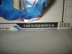 Star Wars Hallmark Party Express Table Centerpiece 2008 12 5/8 inches tall