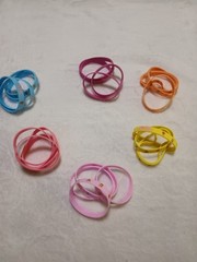 24 Pcs Princess Peach Themed Silicone Wristbands. Cartoon Mario Birthday Party