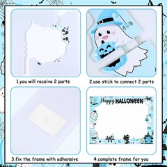 Jollyboom Snowflake Photo Booth Props Frame Winter Wonderland Christmas Decor