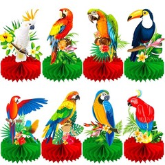 Parrot Honeycomb Centerpieces 11Pcs Tropical Bird Party Table Centerpieces Bi…