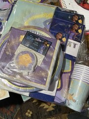 Disney Wish Party 16 -9” Plates 16-7” Plates 36 Big & Small Napkins 16 Tattoos