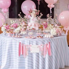 Pink Tulle High Chair Banner – Elegant ‘Happy ’ Garland for Baby Shower/Party…