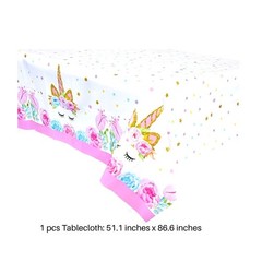 Unicorn Birthday Party Decorations Rainbow Unicorn Plates banner streamer napkin