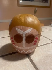 Set Of 3 Moana-Inspired Coconut Head Decor Props For Tropical Party/DIY Crafts