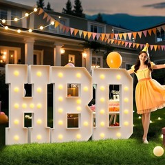 4FT Marquee Letters Large Light Up Letters for Birthday Party Decor Wedding D…
