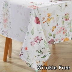MATIRUG Spring Summer Tablecloths for Rectangle Tables 52×70 Inch, Washable W…
