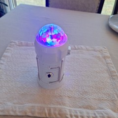4 in 1 Lantern, Flame light, Disco Ball( Strobe) light & Bright Flashlight Combo