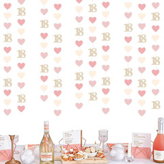 Champagne Gold Pink 18Th Birthday Decorations Champagne Gold Dusty Pink Heart Ga