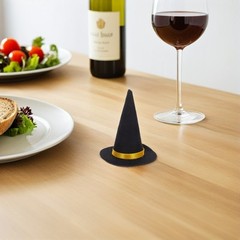 30 Pcs Mini Felt Witch Hat Hallowween Decoration Party Bottle Topper Toppers
