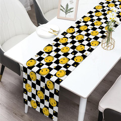 One Happy Dude Table Runner Smile Face 1St Birthday Party Decoration Baby Shower