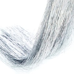 Icicles Tinsel 5000 Strands Christmas Tree Foil Fringe Silver Holiday