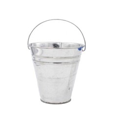 12 Metal Buckets 5 Inch Galvanized Pail for Wedding Decorations Party and Garden