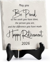 6-Inch Inspirational Retirement Decoration – A Thoughtful Gift for 2026 Retirees