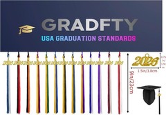 High-Quality Royal Blue and Gold Graduation Tassel 2026 – Lightweight Design