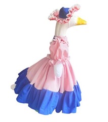 Easily Changeable Costume Set for 23 Inch Goose Figurine Keep Your Decor Fresh
