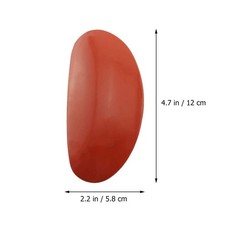 1Set Red Rubber Pottery Clay Ribs Tool Set for Sculpture and Ceramic Crafting