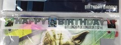Hallmark STAR WARS Happy Birthday Jointed Banner Yoda Stormtroopers Darth Vader