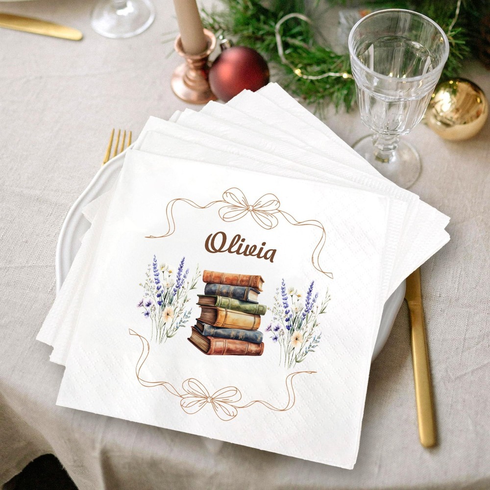 Custom Storybook Birthday Napkins Personalized Vintage Book Party SATTNA0323