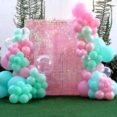 129pcs Clear Balloons Different Sizes 18 12 10 5 Inches for Garland Arch, Tra…