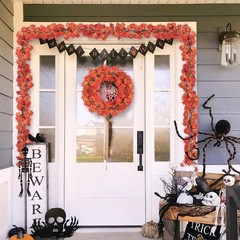 5 Pack Fall Leaf Garland, Hanging Vines Garland Artificial Fall Maple Leaves …