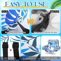 Inflatable Pool Floats Adult Heavy Duty Aloha Floating Lounge Chairs Portable…