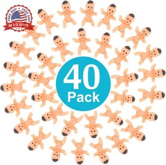 Bouclel Party Decorations Mini Plastic Babies Party Supplies Shower ice cube Gam