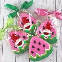 24 Pack Watermelon Gnome Keychains Watermelon Party Favors for One in a Melon…