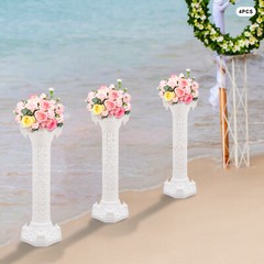 Classic Triumphant Columns 4 White Roman Pillar Durable Wedding Decorative Stand