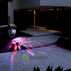 Solar Laser Lamp RGB LED Projector Lights 360° Rotating Party Xmas Decor Lamp